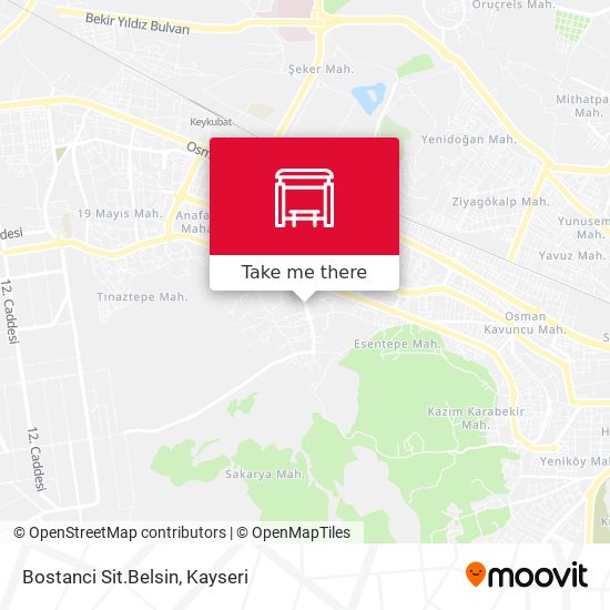 Bostanci Sit.Belsin map