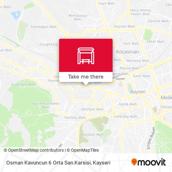 Osman Kavuncun 6 Orta San.Karsisi map