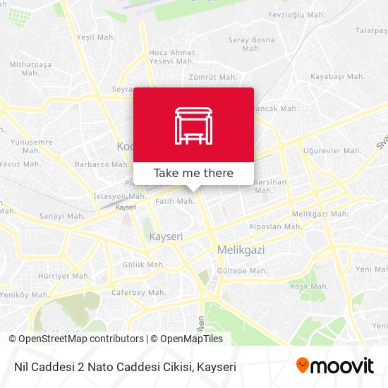 Nil Caddesi 2 Nato Caddesi Cikisi map