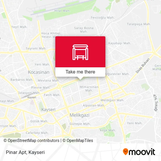 Pinar Apt map