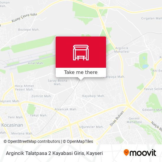 Argincik Talatpasa 2 Kayabasi Giris map