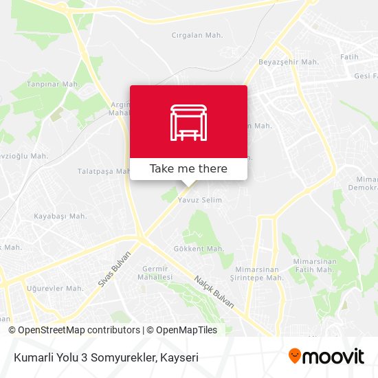 Kumarli Yolu 3 Somyurekler map