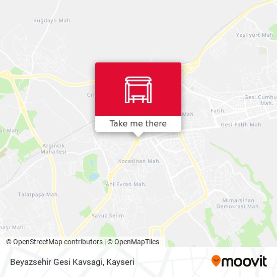 Beyazsehir Gesi Kavsagi map