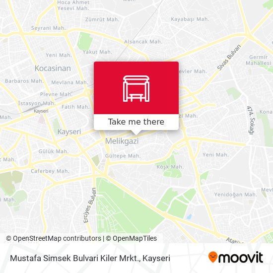 Mustafa Simsek Bulvari Kiler Mrkt. map