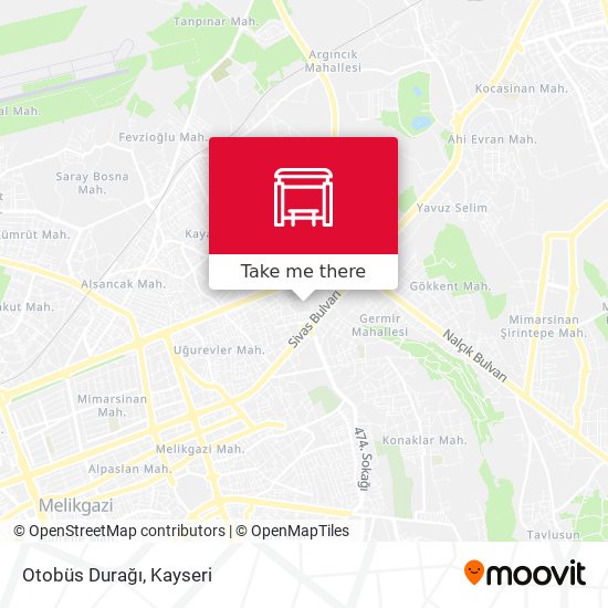 Otobüs Durağı map
