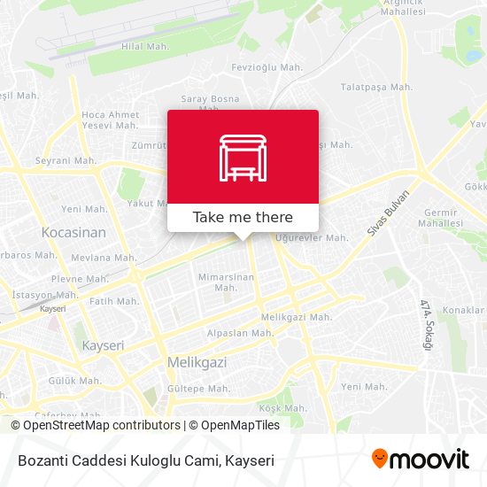 Bozanti Caddesi Kuloglu Cami map