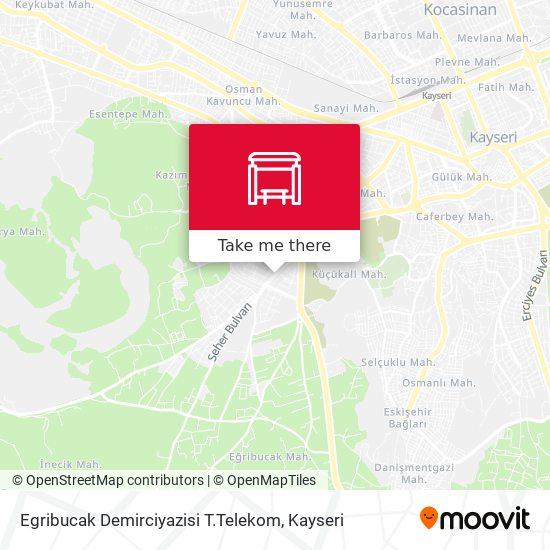 Egribucak Demirciyazisi T.Telekom map