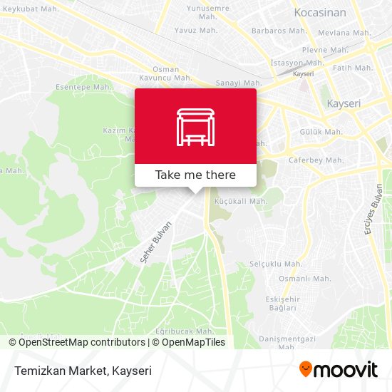 Temizkan Market map