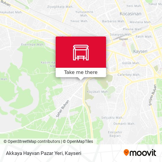 Akkaya Hayvan Pazar Yeri map