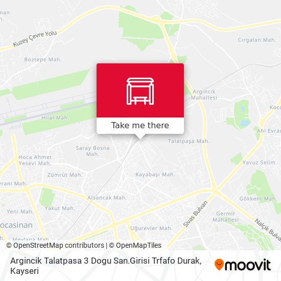 Argincik Talatpasa 3 Dogu San.Girisi Trfafo Durak map