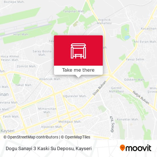 Dogu Sanayi 3 Kaski Su Deposu map