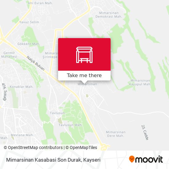 Mimarsinan Kasabasi Son Durak map