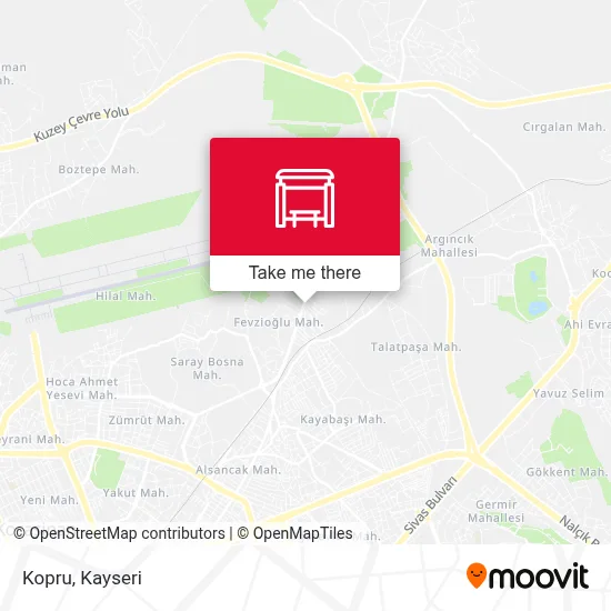 Kopru map