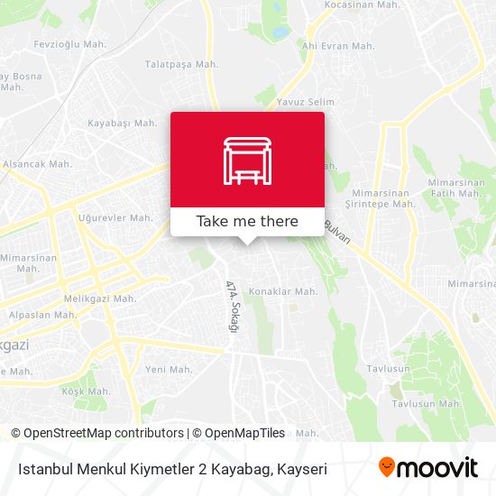 Istanbul Menkul Kiymetler 2 Kayabag map