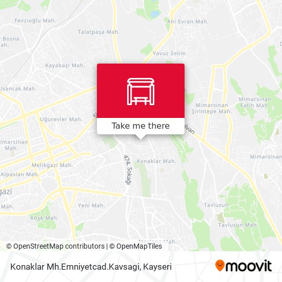 Konaklar Mh.Emniyetcad.Kavsagi map