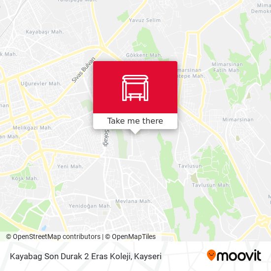 Kayabag Son Durak 2 Eras Koleji map