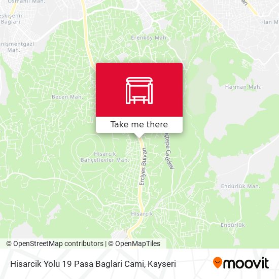 Hisarcik Yolu 19 Pasa Baglari Cami map