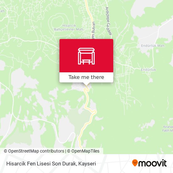Hisarcik Fen Lisesi Son Durak map