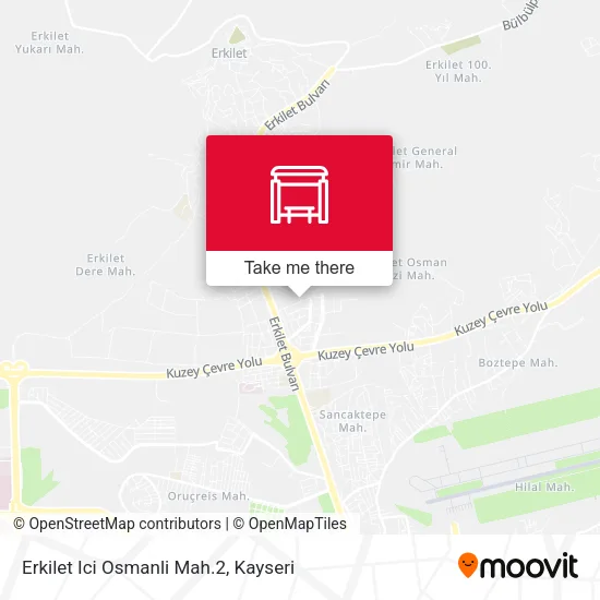 Erkilet Ici Osmanli Mah.2 map