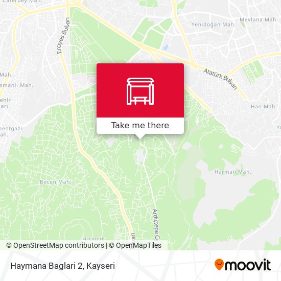 Haymana Baglari 2 map