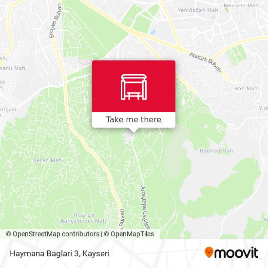 Haymana Baglari 3 map