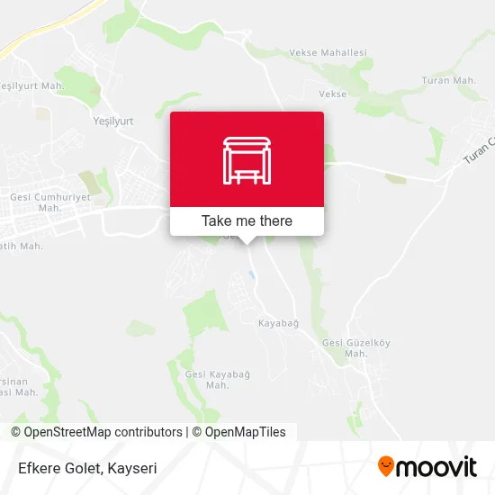 Efkere Golet map
