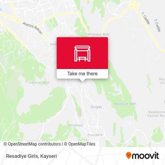 Resadiye Giris map