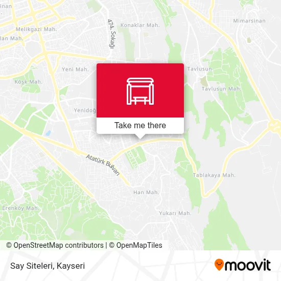 Say Siteleri map