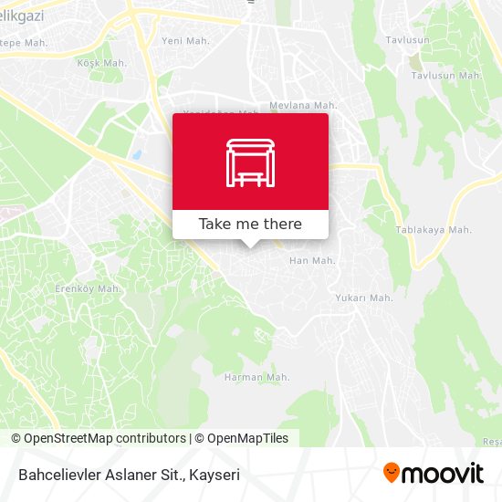 Bahcelievler Aslaner Sit. map