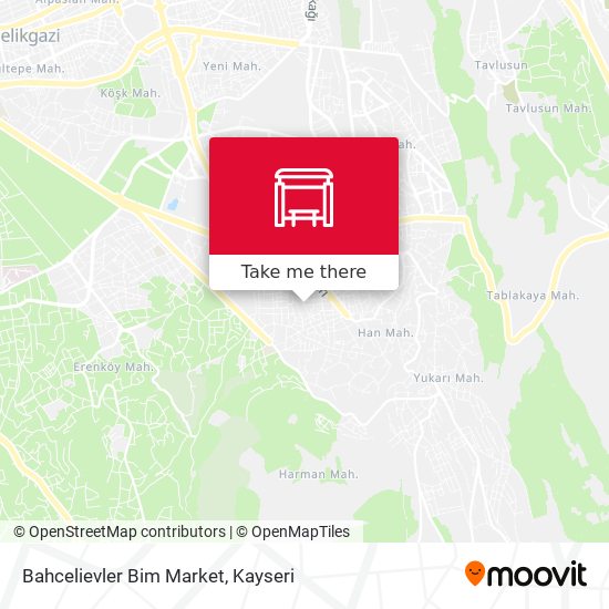 Bahcelievler Bim Market map