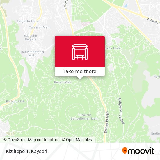 Kiziltepe 1 map