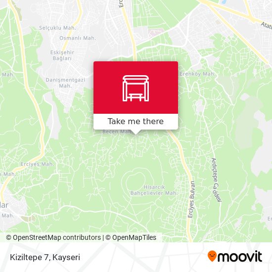 Kiziltepe 7 map