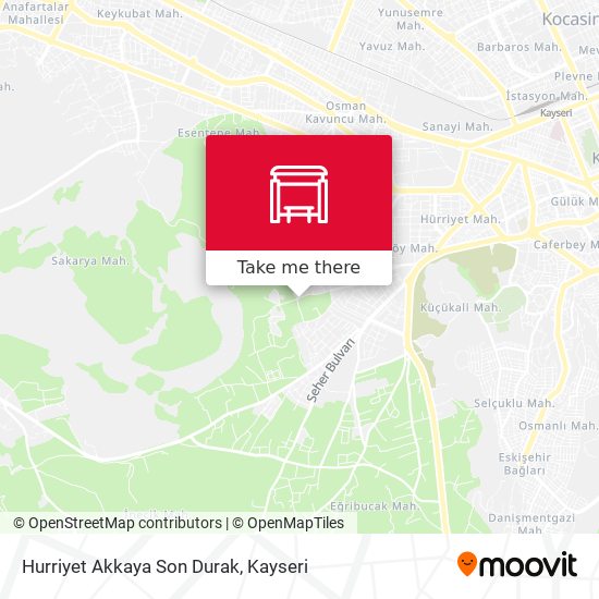 Hurriyet Akkaya Son Durak map