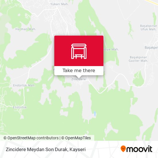 Zincidere Meydan Son Durak map