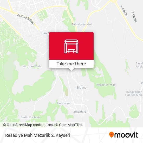 Resadiye Mah Mezarlik 2 map