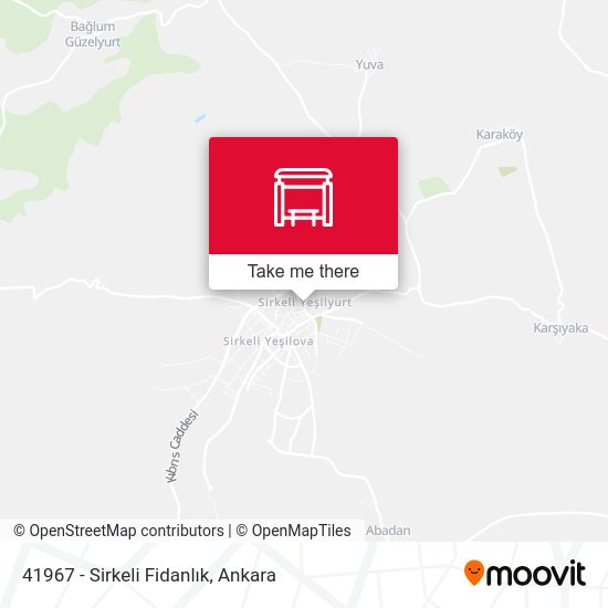 41967 - Sirkeli Fidanlık map