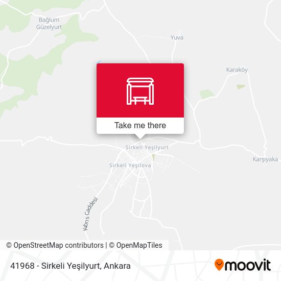 41968 - Sirkeli Yeşilyurt map