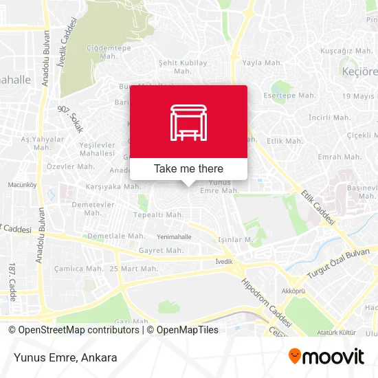 Yunus Emre map