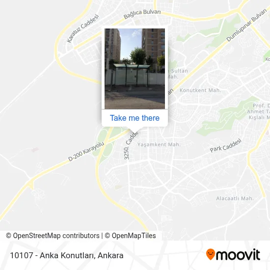 10107 - Anka Konutları map