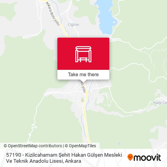 57190 - Kizilcahamam Şehit Hakan Gülşen Mesleki Ve Teknik Anadolu Lisesi map