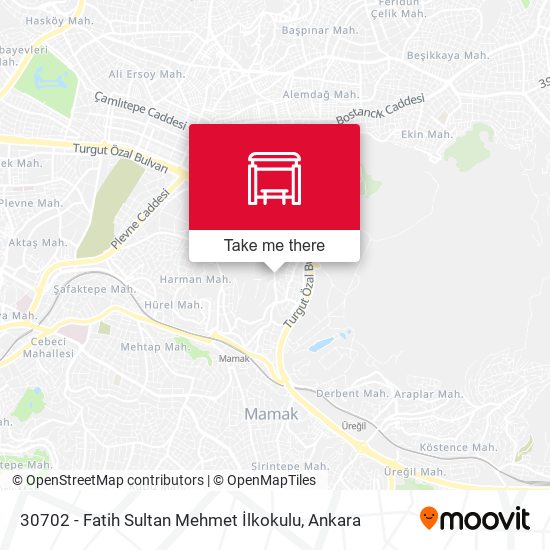 30702 - Fatih Sultan Mehmet İlkokulu map