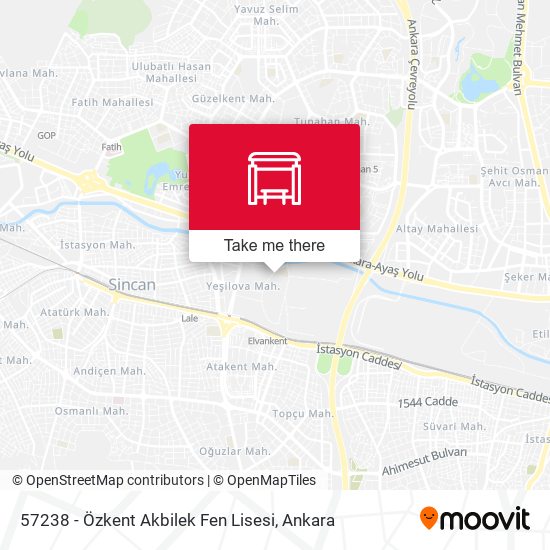 57238 - Özkent Akbilek Fen Lisesi map