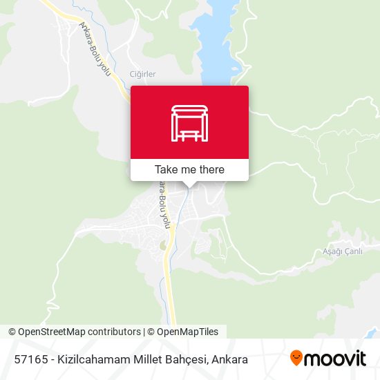 57165 - Kizilcahamam Millet Bahçesi map