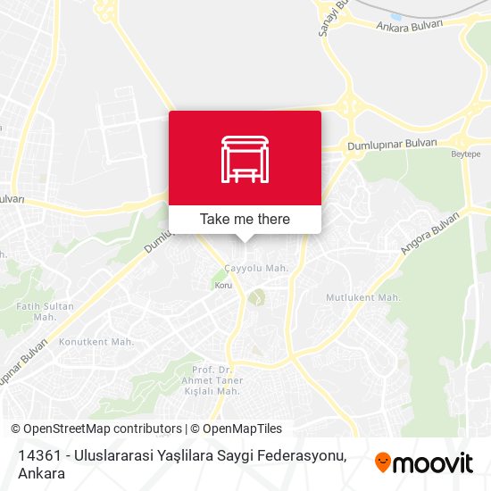 14361 - Uluslararasi Yaşlilara Saygi Federasyonu map