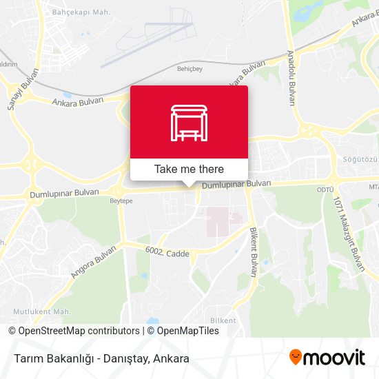 Tarım Bakanlığı - Danıştay map