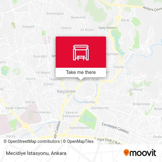 Mecidiye İstasyonu map
