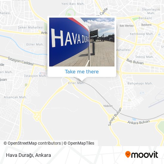 Hava Durağı map