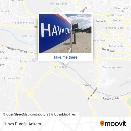 Hava Durağı map