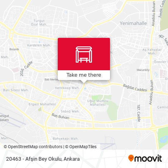 20463 - Afşin Bey Okulu map