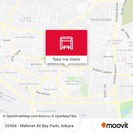 20466 - Mehmet Ali Bey Parkı map